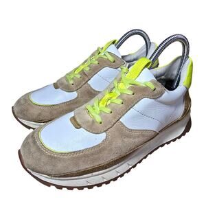 Madewell Womens Size Mens 6.5 Kickoff Trainers Leather Suede MA505 Great Cond.